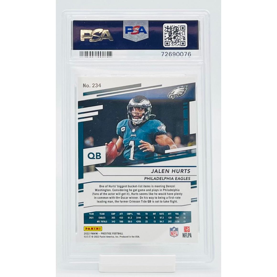 2021 Panini Prizm Football Micah Parsons Green Prizm PSA 9 – Fandom Trade