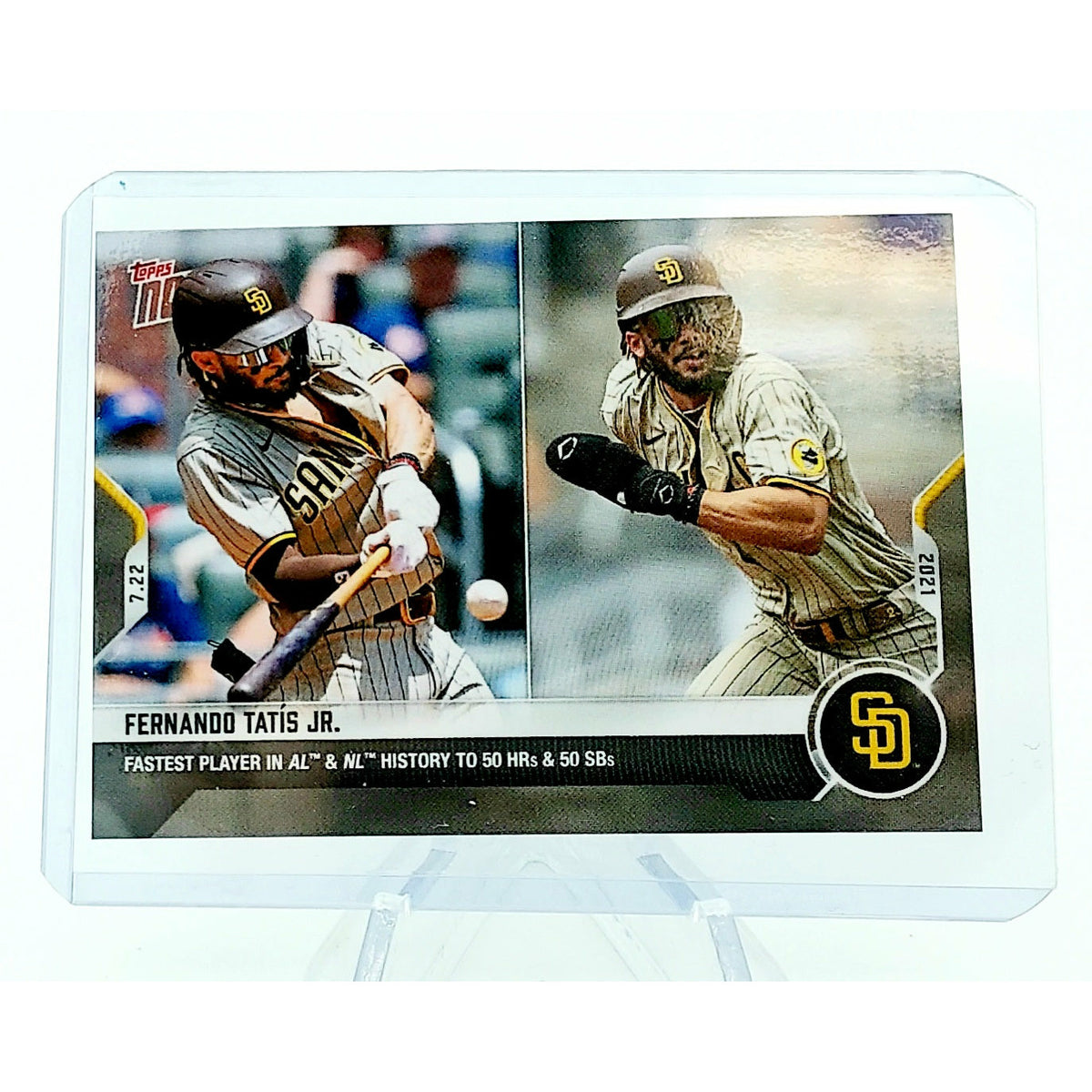 Fernando Tatis Jr Fastest to 50 HR's 50 SB's- 2021 MLB TOPPS NOW Card –  Fandom Trade