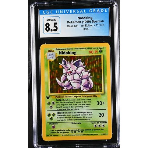 1999 Base Set Nidoking CGC 8.5 1999 Base Set Nidoking CGC 8.5
