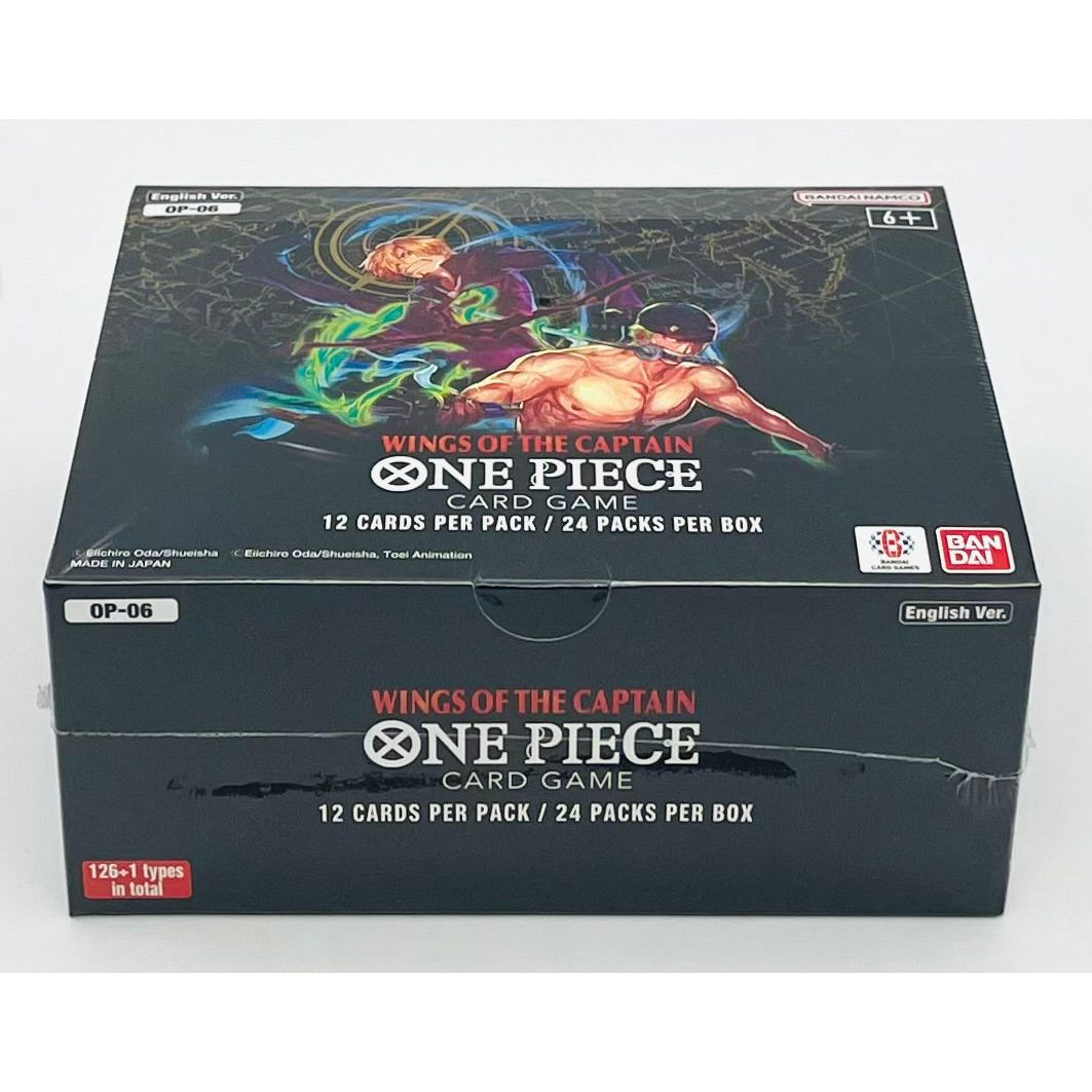 One Piece TCG Booster Box One Piece TCG: Wings Of The Captain (OP06) English Booster Box - Factory Sealed One Piece Booster Box One Piece TCG Booster Box One Piece TCG: Wings Of The Captain (OP06) English Booster Box - Factory Sealed One Piece Booster Box
