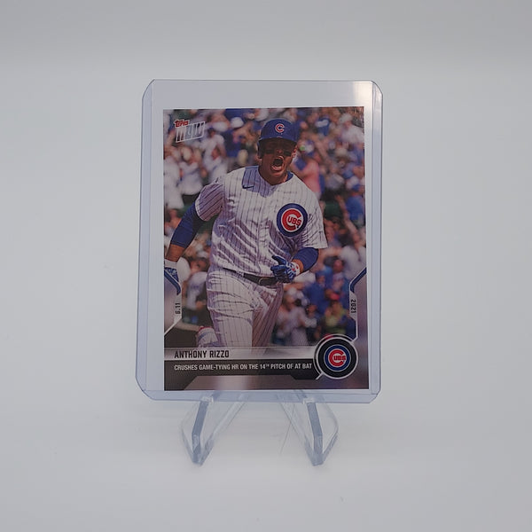Anthony Rizzo Cubs HR on 14th Pitch! - 2021 MLB TOPPS NOW Card 338 - PR: 720