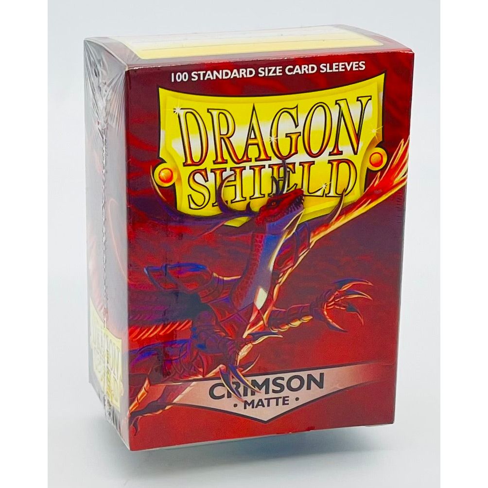 Dragon Shield Matte Sleeves - Crimson (100-Pack) - Dragon Shield Card Sleeves