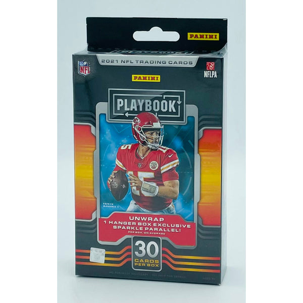 2021 Panini NFL Playbook Football Hanger Box- 30 Cards Per Box, Factory Sealed