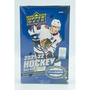 2021-2022 Upper Deck Series 2 NHL Hockey HOBBY Box (24 pks/bx)- Factory Sealed