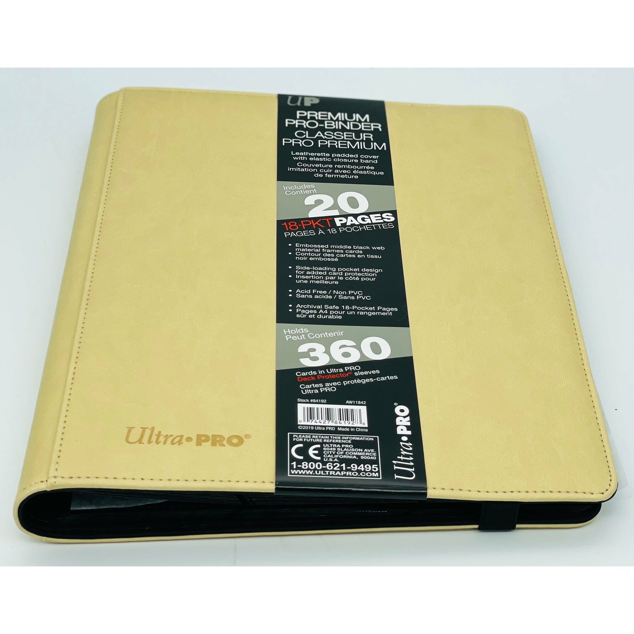 Ultra Pro 9-Pocket Premium Pro Binder - White - 84192