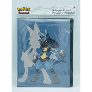 Ultra Pro Pokemon 9-Pocket Portfolio Binder: Lucario Cover Art, Sealed