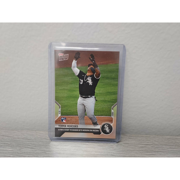 Yermin Mercedes Goes 8 for 8! - 2021 MLB TOPPS NOW Card 21 - Print Run: 5152