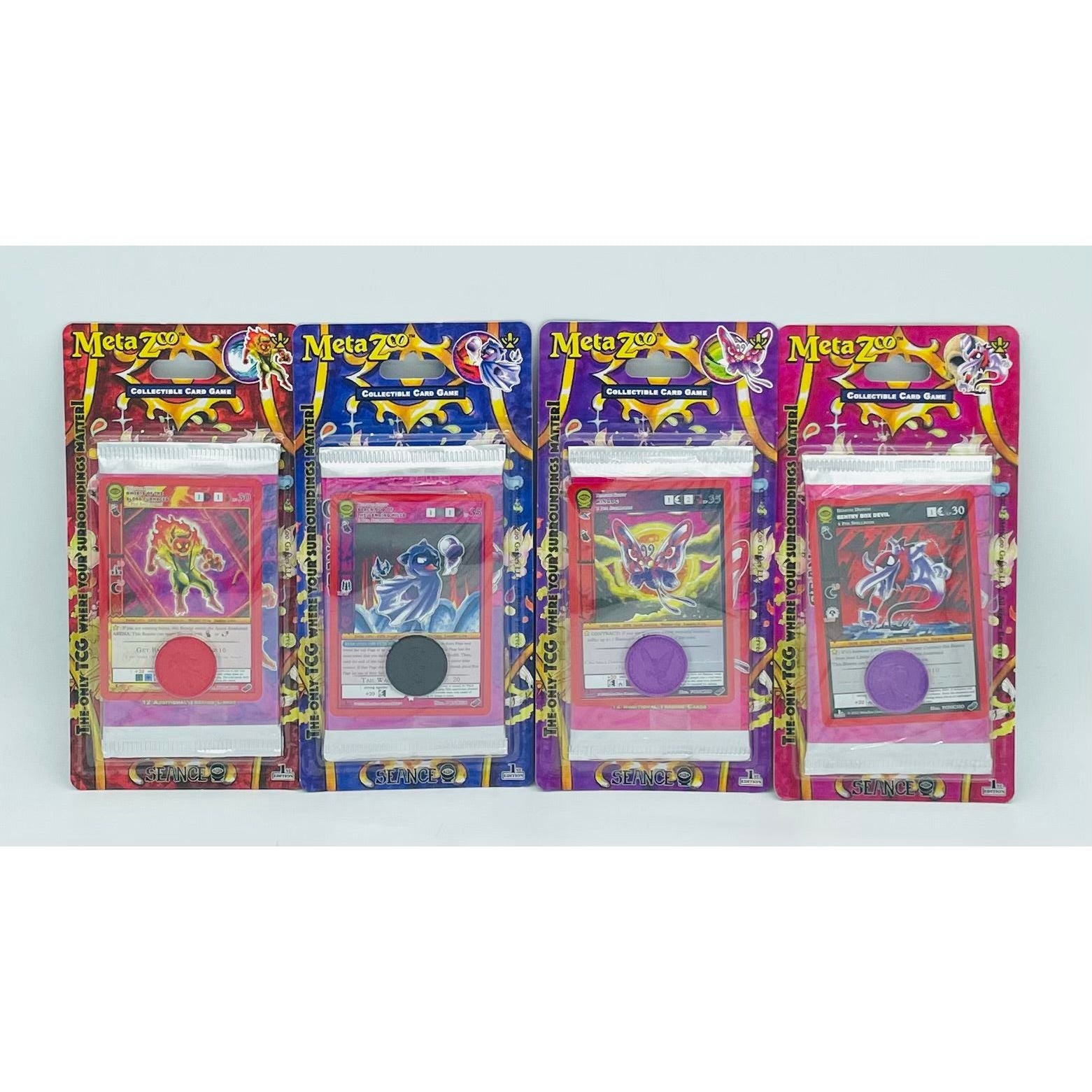 metazoo seance booster box Metazoo TCG: Seance 1st Edition Blister Pack Art Set- 4 Blister Packs, – Fandom Trade