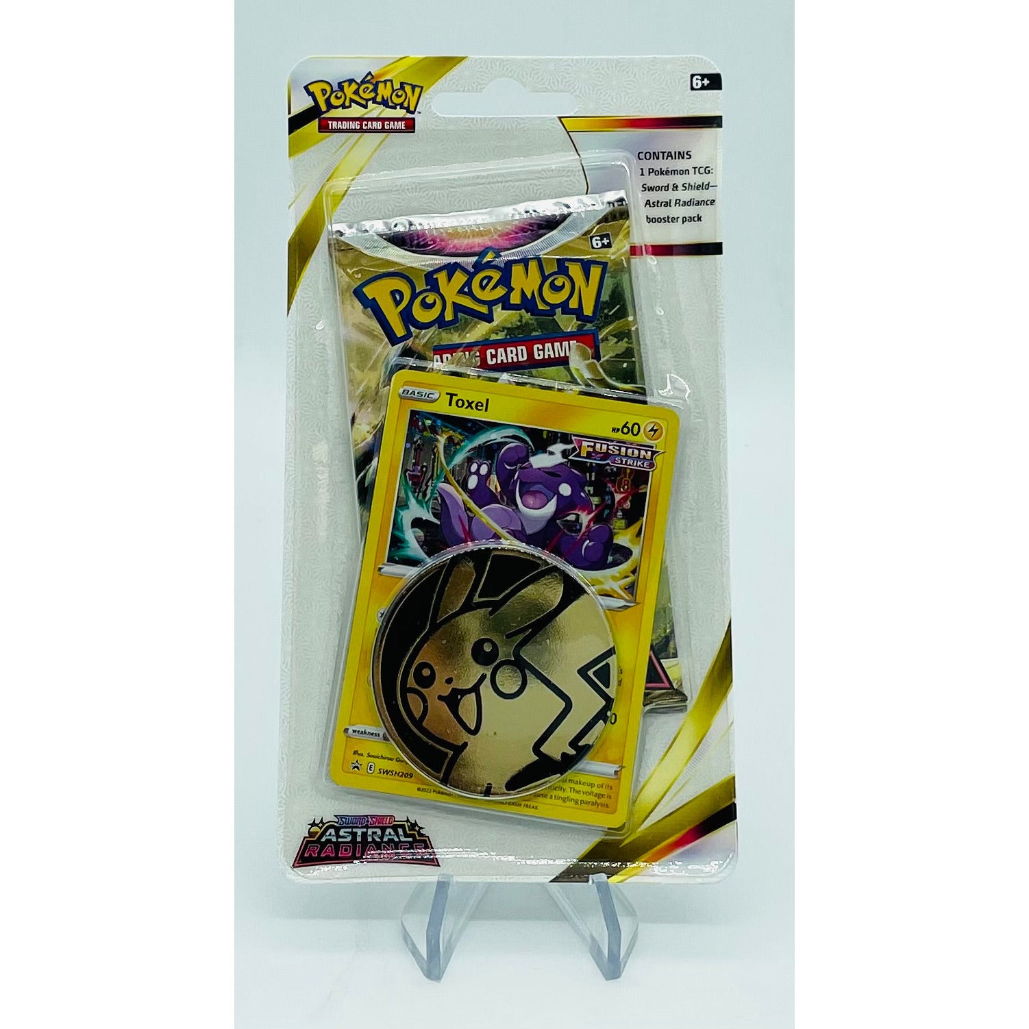 astral radiance single booster pack pokemon Pokmon Card Portfolio with Pack, Holds 60 Cards a cool Pokmon coin to add to your collection Pokemon TCG Astral Radiance Single