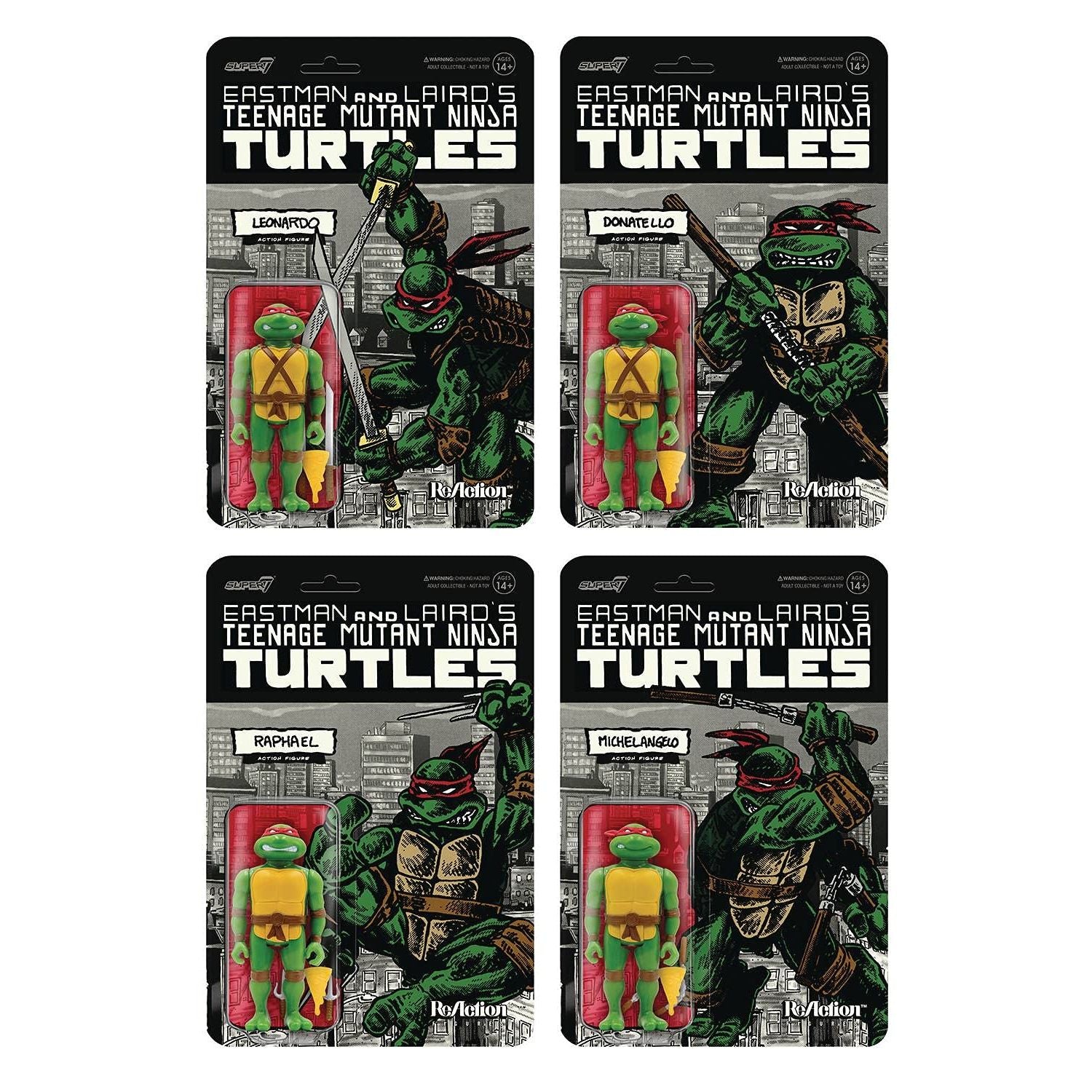 Teenage Mutant Ninja Turtles: Mirage Variant Reaction Figure Set