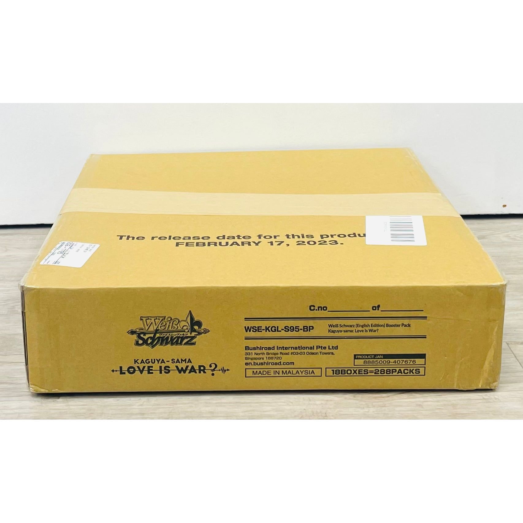 Weiss Schwarz Kaguya Sama Love is War? Booster Box Full CASE- English, Sealed Weiss Schwarz Kaguya Sama Love is War? Booster Box Full CASE- English, Sealed