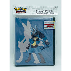 Ultra Pro Pokemon 4-Pocket Portfolio Binder: Lucario Cover Art, Sealed