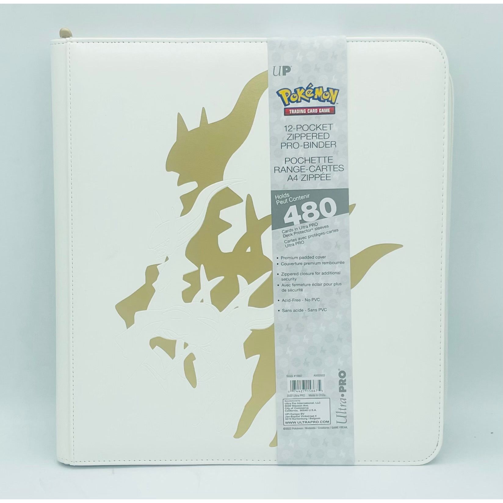 Ultra Pro Elite Series: Arceus 12-Pocket Zippered PRO Binder Ultra Pro Elite Series: Arceus 12-Pocket Zippered PRO Binder