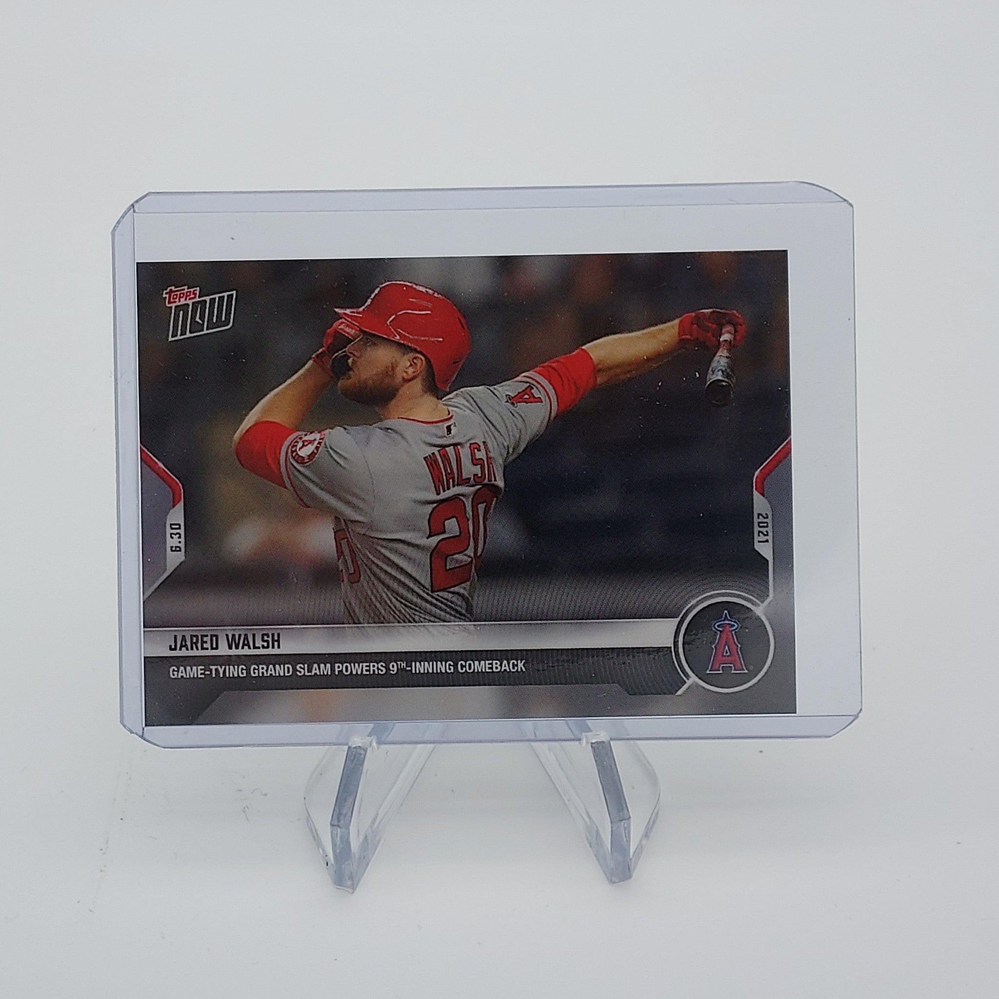 Jared Walsh Game Tying Grand Slam - 2021 MLB TOPPS NOW Card 438 - PR: 486