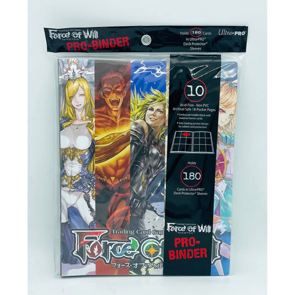 Ultra Pro Force of Will 9 Pocket Pro Binder, Factory Sealed