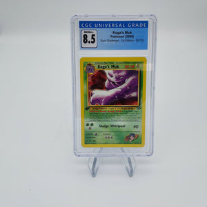 Pokemon Koga's Muk - Gym Challenge - 1st Edition 26/132 Graded CGC- NM/Mint+ 8.5