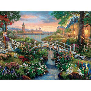 NEW Thomas Kinkade Disney 101 Dalmatians Jigsaw Puzzle -750 PIECE FAST FREE SHIP