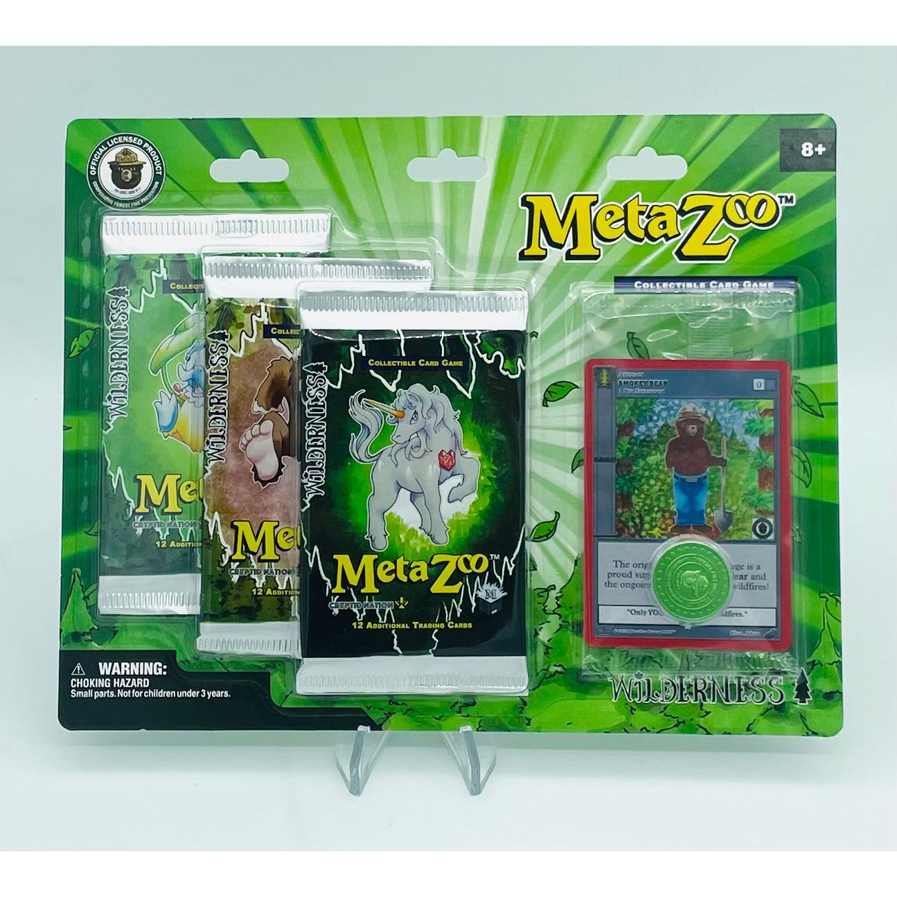 Metazoo TCG: Wilderness Smokey Bear 3 Pack Blister, Factory Sealed
