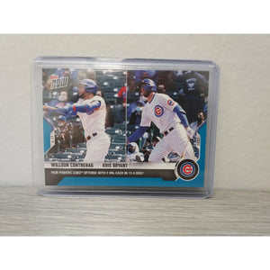 Contreras/Bryant - 2021 MLB TOPPS NOW Card 89 - Blue Parallel #5/49