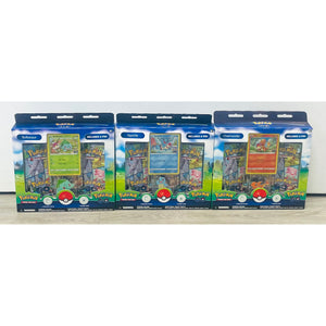 Pokemon TCG: Pokemon GO Pin Collection Set of 3- Bulbasaur, Charmander, Squirtle