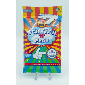 Scratch 'N Play- Scratch-Off Versions of Your Favorite Games, 5 Different Games