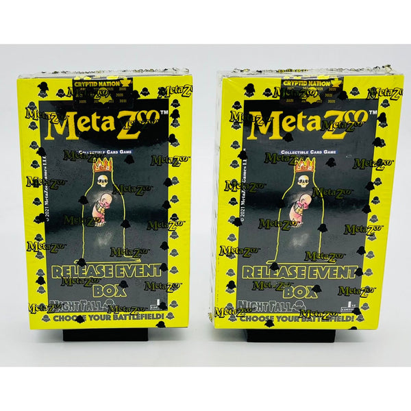 Metazoo TCG Nightfall Release Event Box 1st Edition, Lot of 2, Factory Sealed