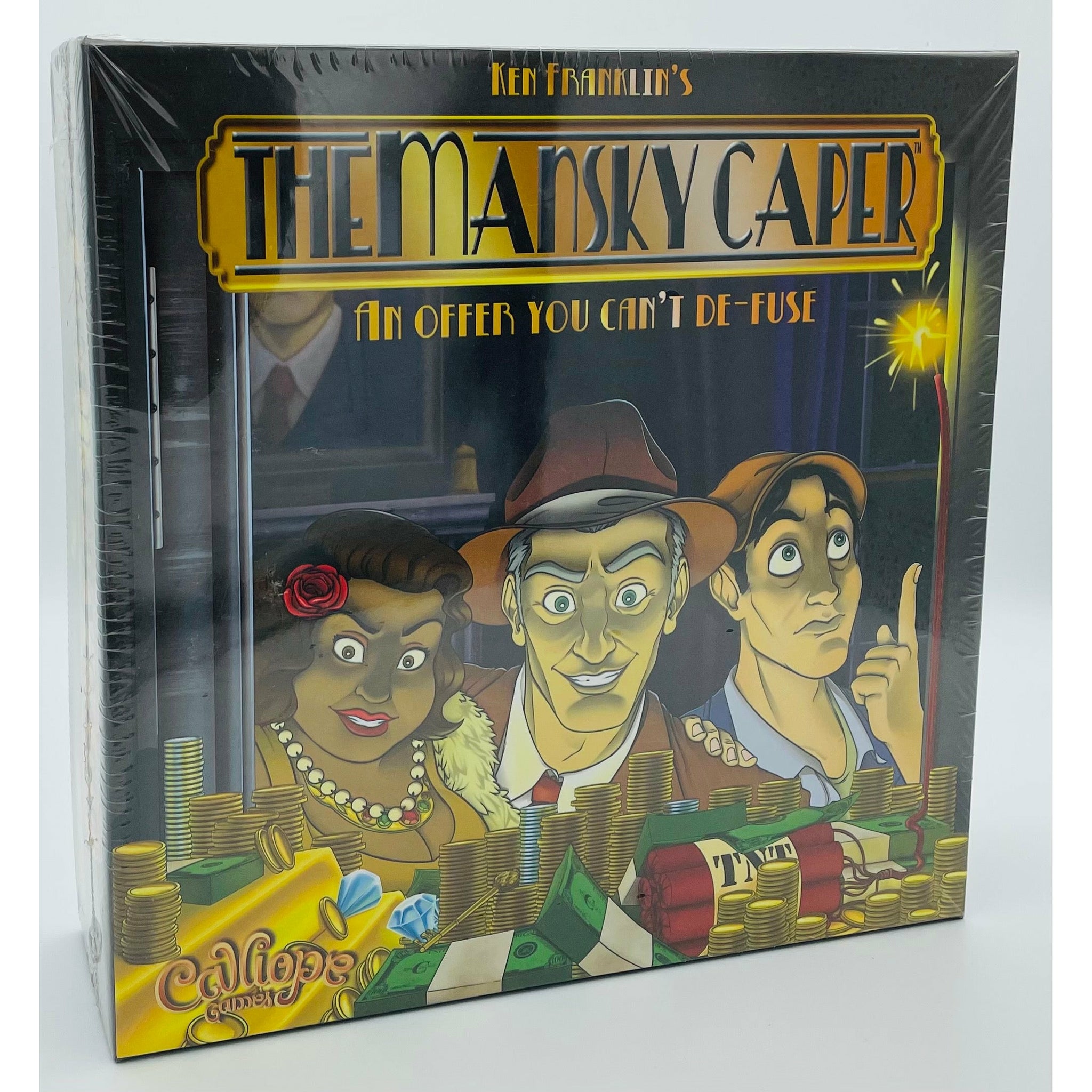 The Mansky Caper Board Game - Calliope Games - New in Sealed Box
