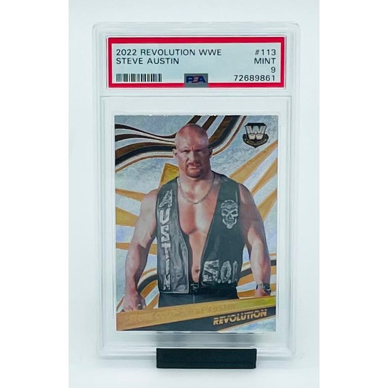 2022 Panini Revolution WWE Steve Austin Base PSA 9