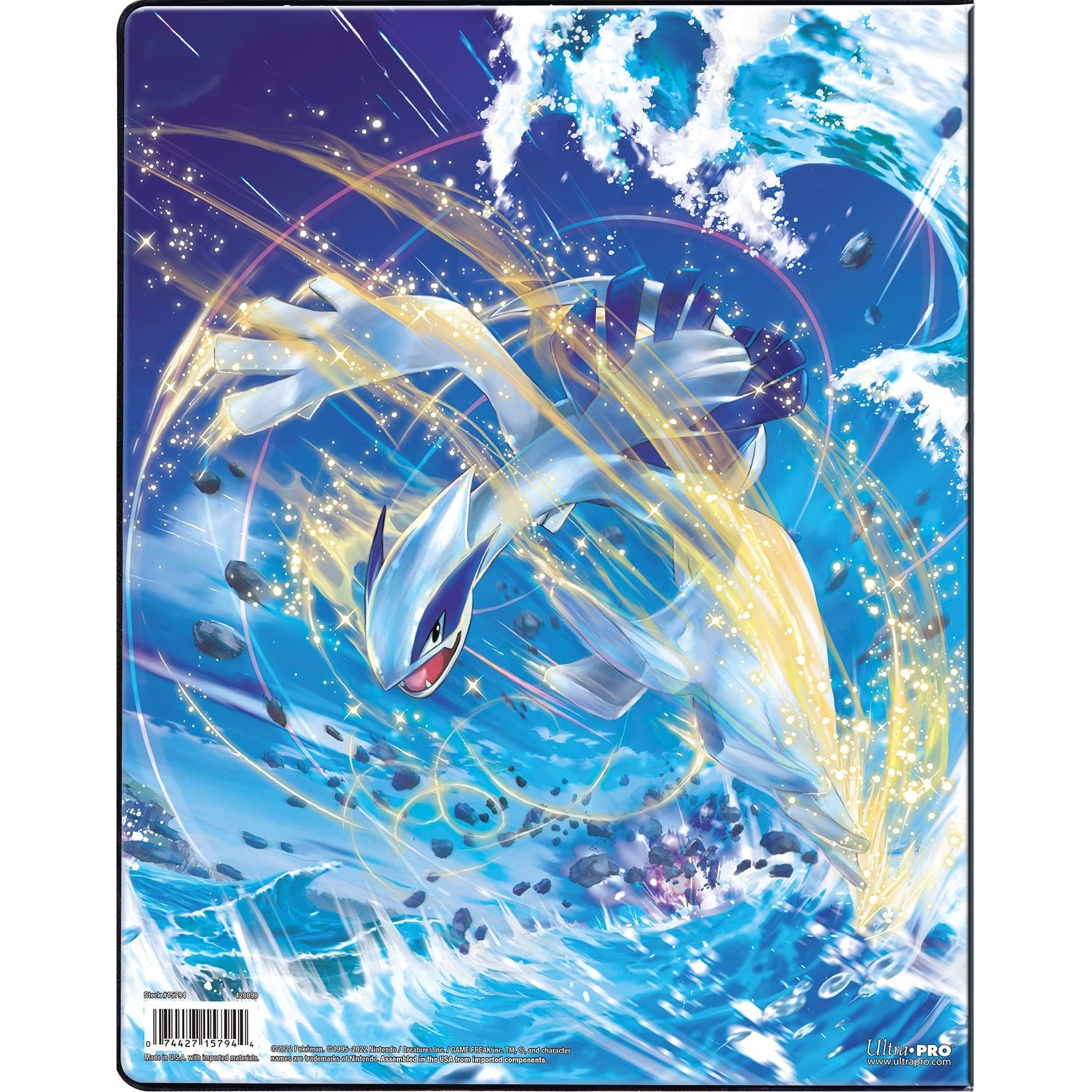 Pokemon Ultra Pro 9 Pocket Portfolio/Binder - Silver Tempest - Holds 2 Fandom Trade Pokemon Ultra Pro 9 Pocket Portfolio/Binder - Silver Tempest - Holds 2 Fandom Trade