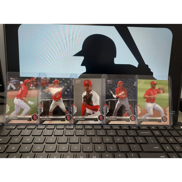 2021 St. Louis Cardinals MLB Topps NOW Road To Opening Day 15 - Card Team Set -