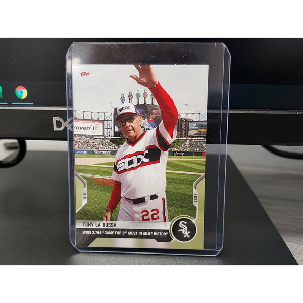 Tony La Russa Wins 2,764th Game - 2021 MLB TOPPS NOW Card 323 - Print Run: 619