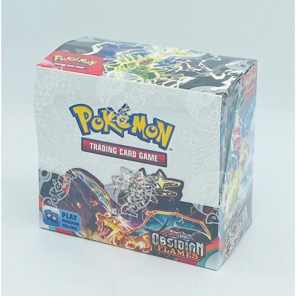 Pokemon Trading Card Game Pokemon Trading Card Game Scarlet & Violet  Obsidian Flames | Sealed Booster Box of 36 Packs