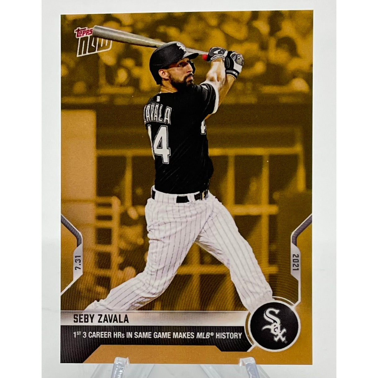 2021 Topps Now Bonus Card - Chicago White Sox' Seby Zavala 3 HR Game # –  Fandom Trade
