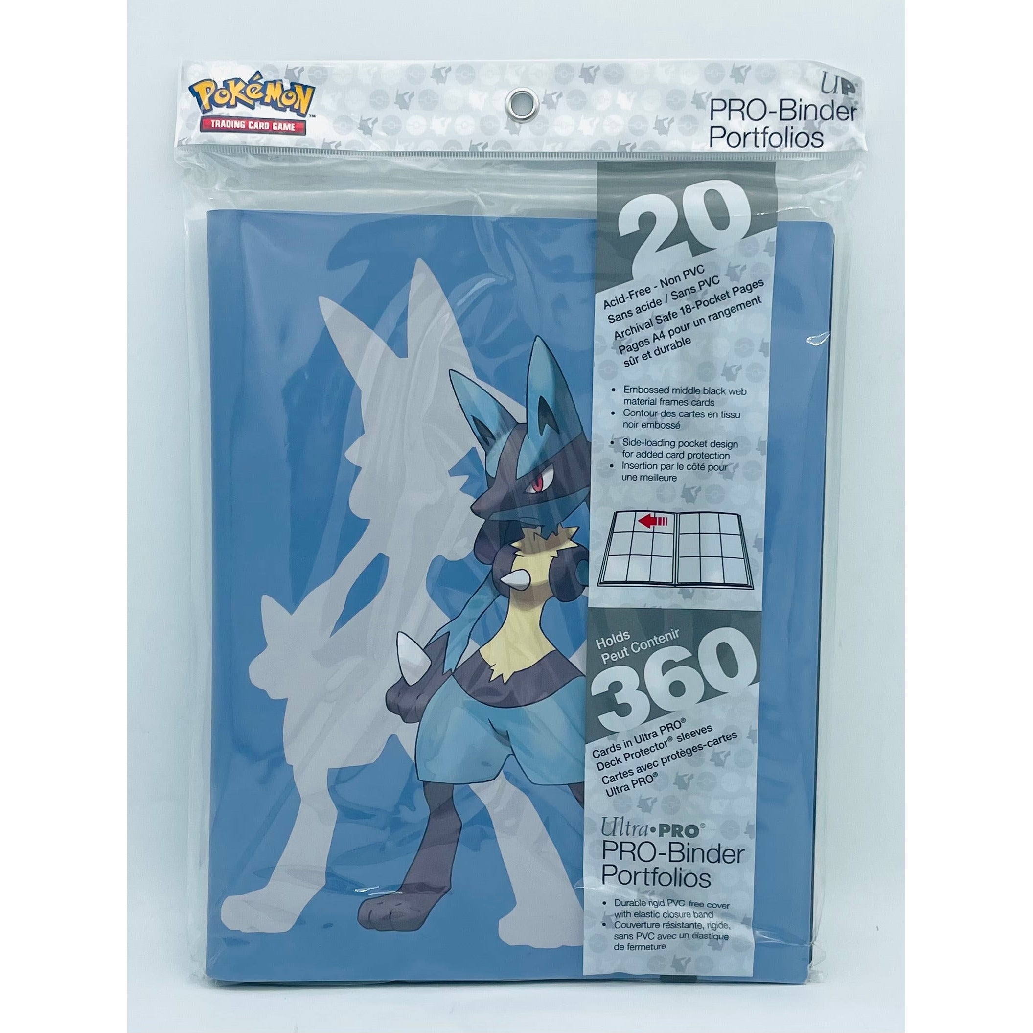 Pokemon TCG: Ultra Pro Lucario 9-Pocket PRO-Binder Fandom Trade Pokemon TCG: Ultra Pro Lucario 9-Pocket PRO-Binder Fandom Trade