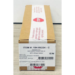 Pokemon TCG: Scarlet & Violet Booster Box CASE, Factory Sealed