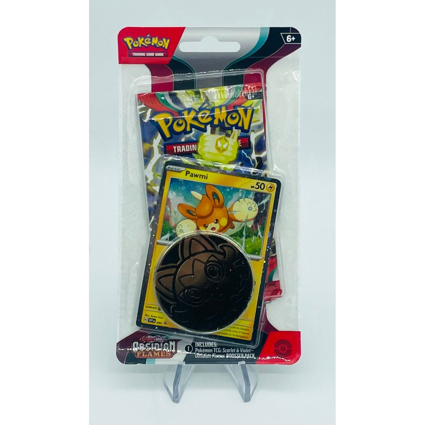 Pokemon TCG Obsidian Flames Single Pack Checklane Blister [Pawmi]