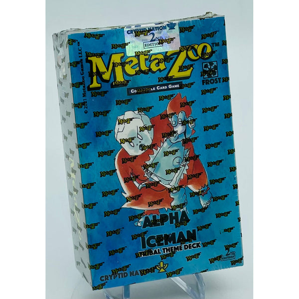 MetaZoo Cryptid Nation Tribal Theme Deck 2nd Edition Alpha Iceman Factory Sealed