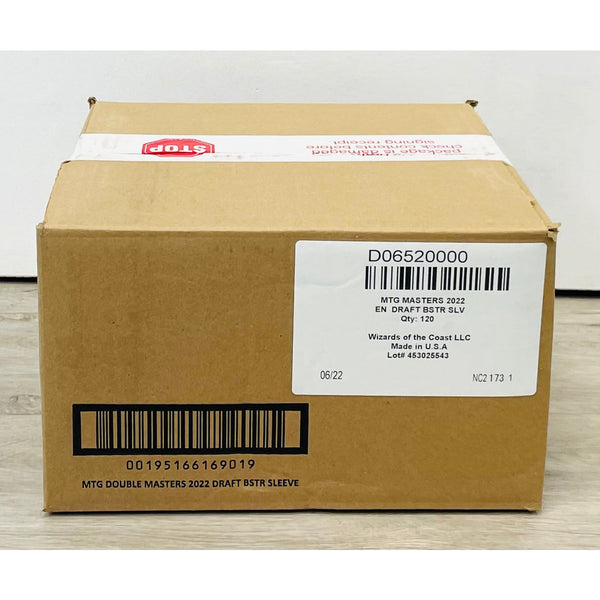 Magic The Gathering TCG Double Masters 2022 SLEEVED Booster CASE, Factory Sealed