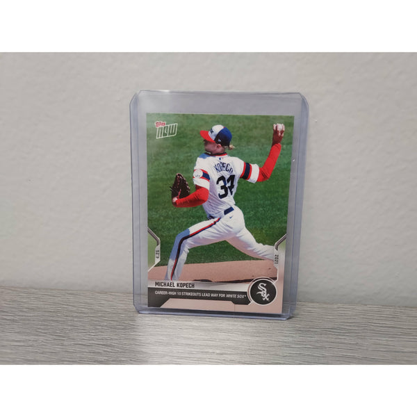 Michael Kopech  Career High 10 K- 2021 MLB TOPPS NOW Card 127 - Print Run: 544