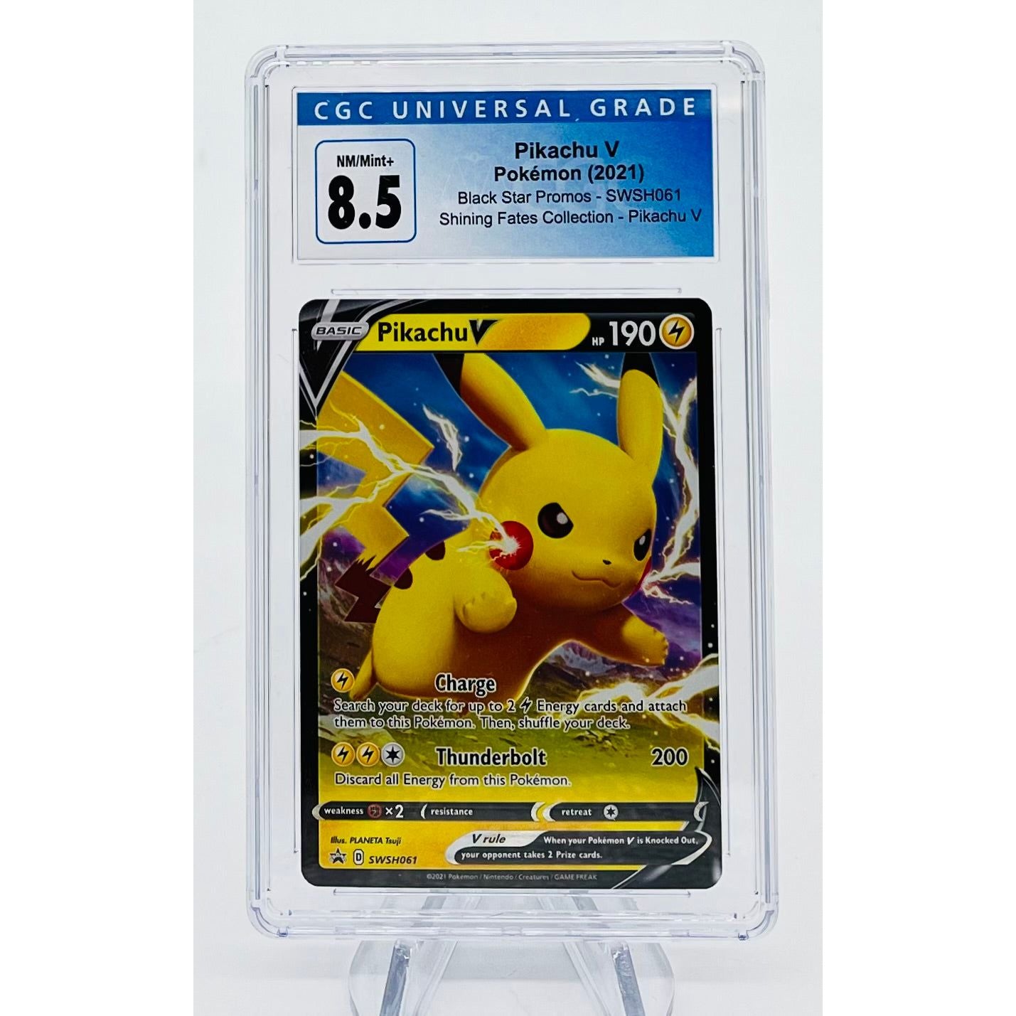 pokemon pikachu v card price Pokmon New Full of electrifying spirit Pikachu V #SWSH143 Prices |
