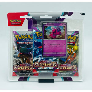 Pokemon TCG: Scarlet & Violet Paldea Evolved Three Pack Blister, Tinkatink