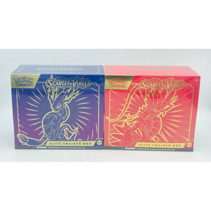 Pokemon TCG: Scarlet & Violet Elite Trainer Box Pair Koraidon & Miraidon, Sealed