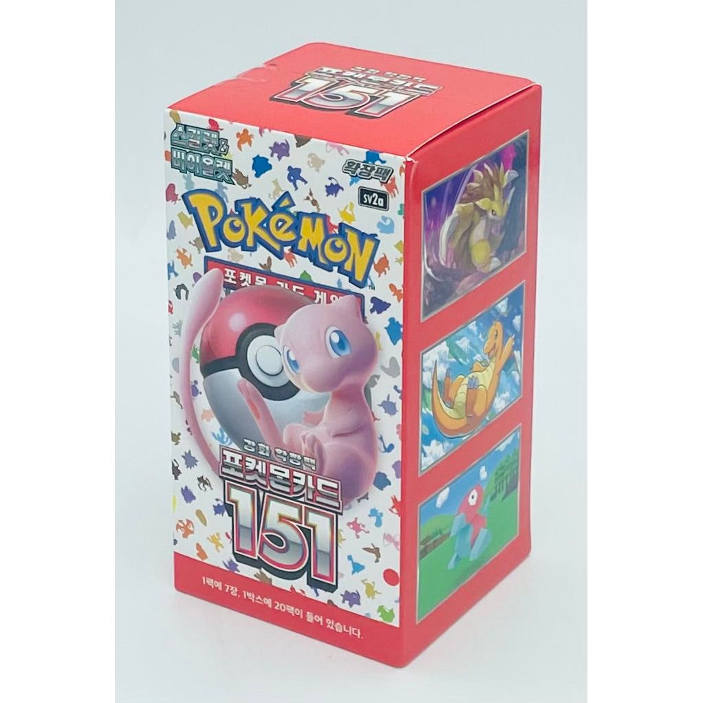 Pokemon TCG: Pokemon 151 Booster Box, Korean, Factory Sealed