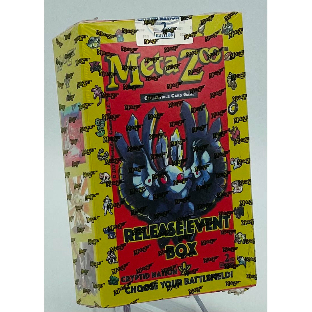 MetaZoo TCG: Cryptid Nation Release Event Box 2nd Edition Factory Sealed