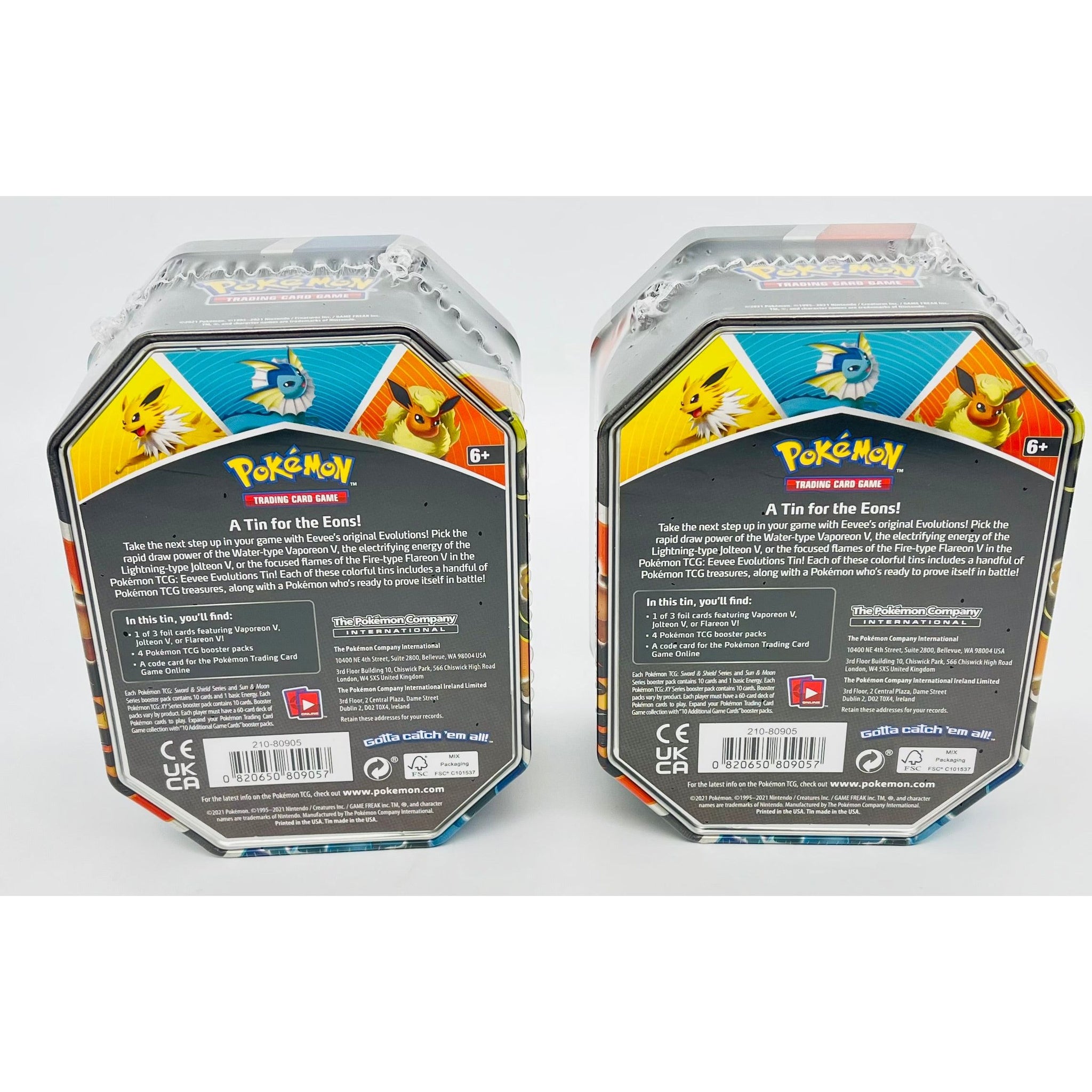 Pokémon Eevee Evolutions, Collection Box's Tins shops & Silver Tempest Booster Bundle