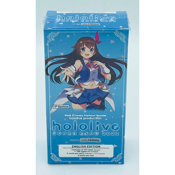 Weiss Schwarz Hololive Super Expo 2022 Premium Booster Box, English Version