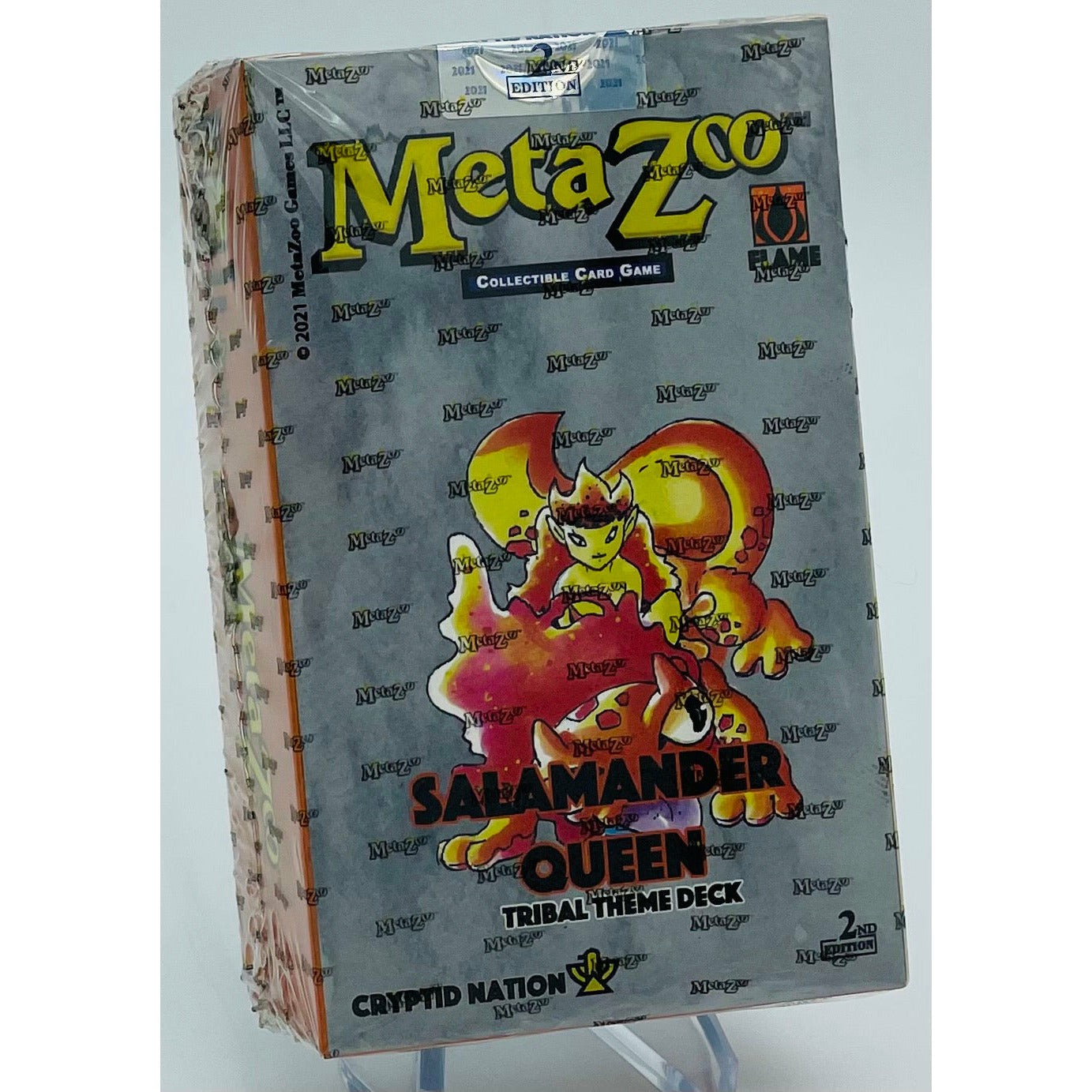 MetaZoo Cryptid Nation Tribal Theme Deck 2nd Edition Salamander Queen Fandom Trade MetaZoo Cryptid Nation Tribal Theme Deck 2nd Edition Salamander Queen Fandom Trade