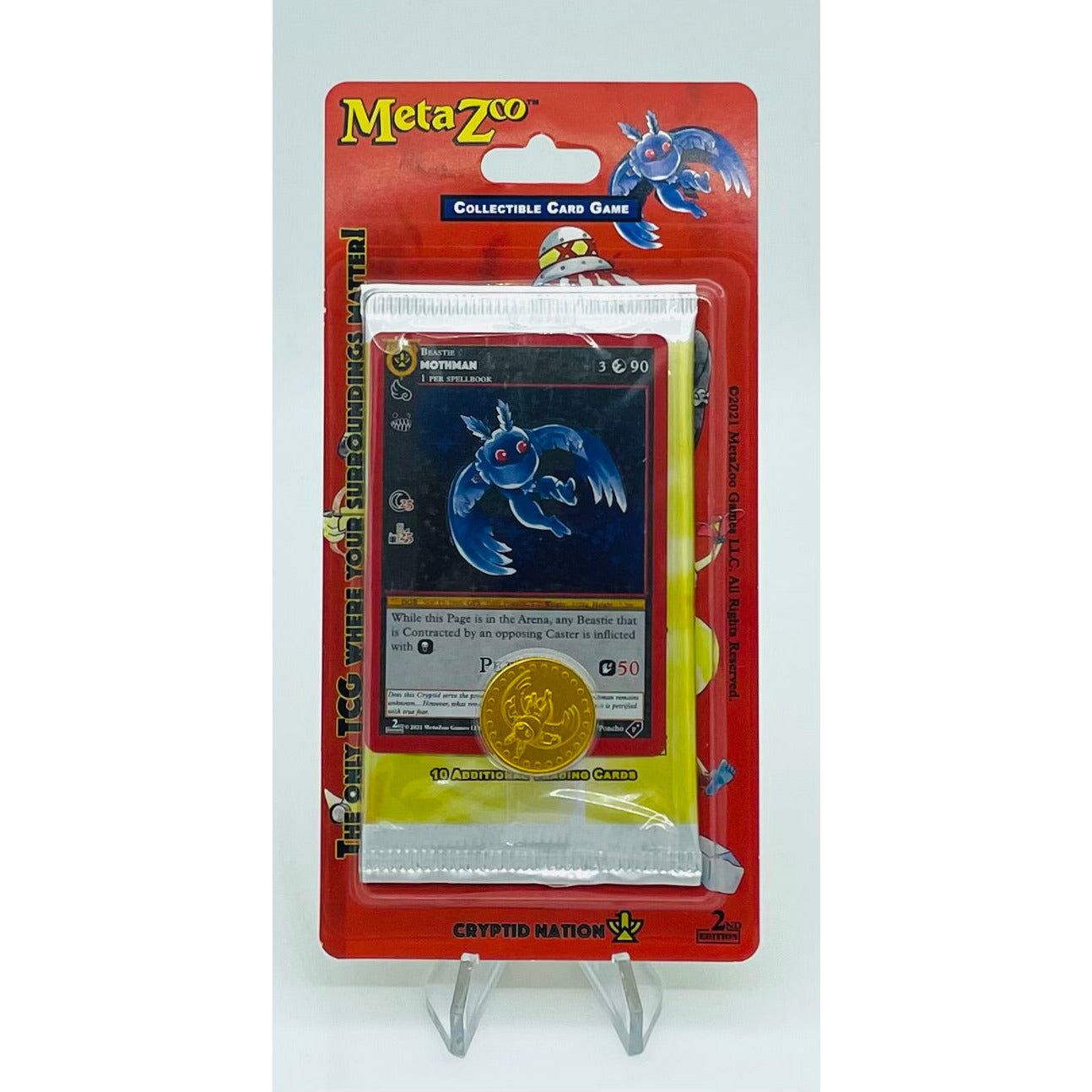 Metazoo Cryptid Nation Blister Yellow Pack -2ND EDITION With Mothman C Fandom Trade Metazoo Cryptid Nation Blister Yellow Pack -2ND EDITION With Mothman C Fandom Trade
