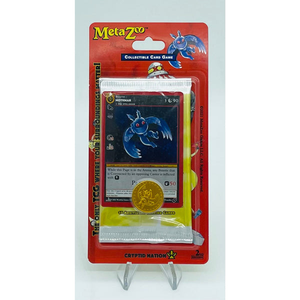 Metazoo Cryptid Nation Blister Yellow Pack -2ND EDITION With Mothman Card & Coin