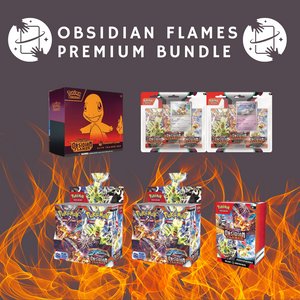 Pokemon TCG: Scarlet & Violet Obsidian Flames Fandom Trade Premium Bundle